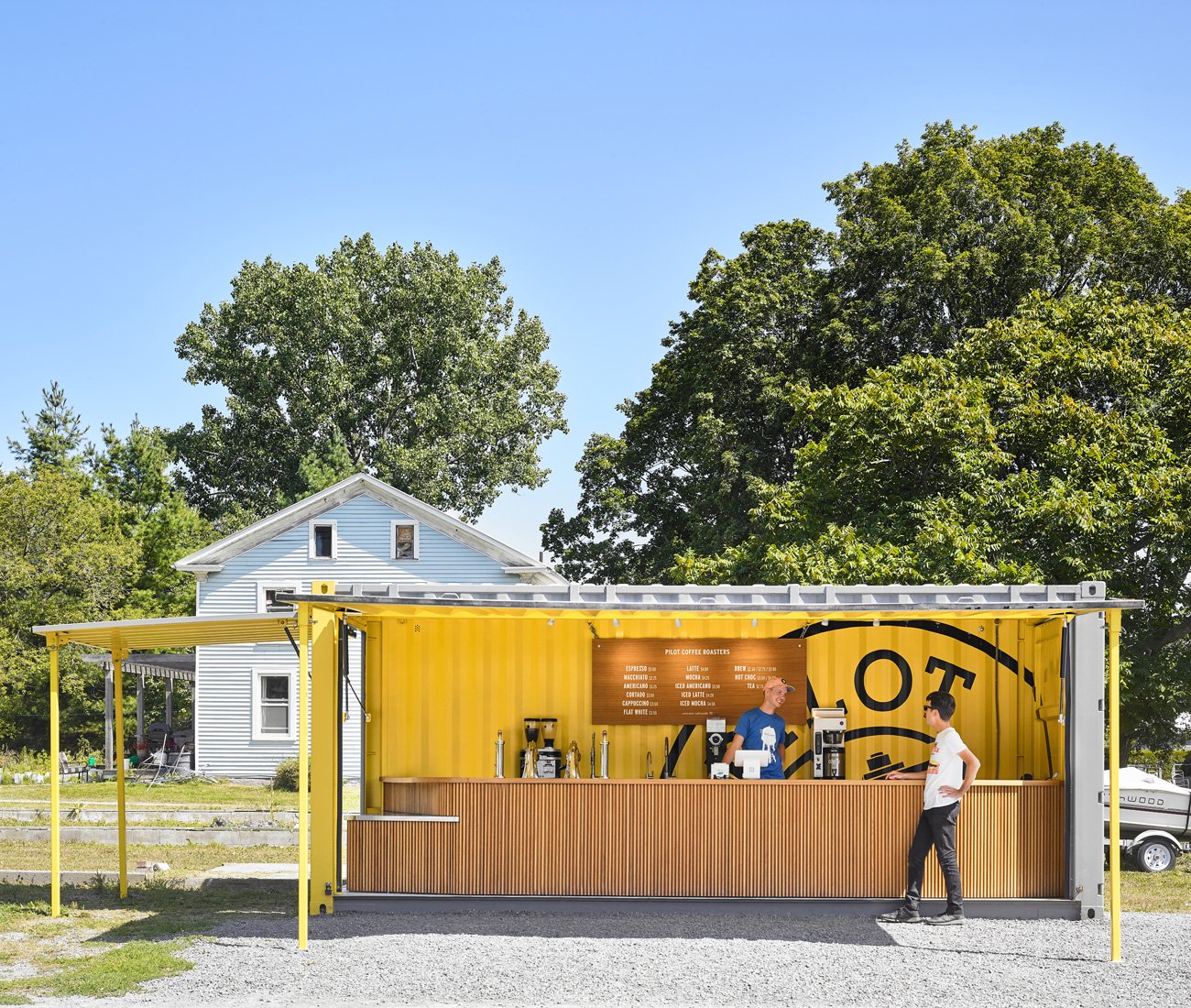 Pilot Coffee Roasters Prince Edward County Toronto Shipping Container Pilot Coffee - Giant Containers of Toronto