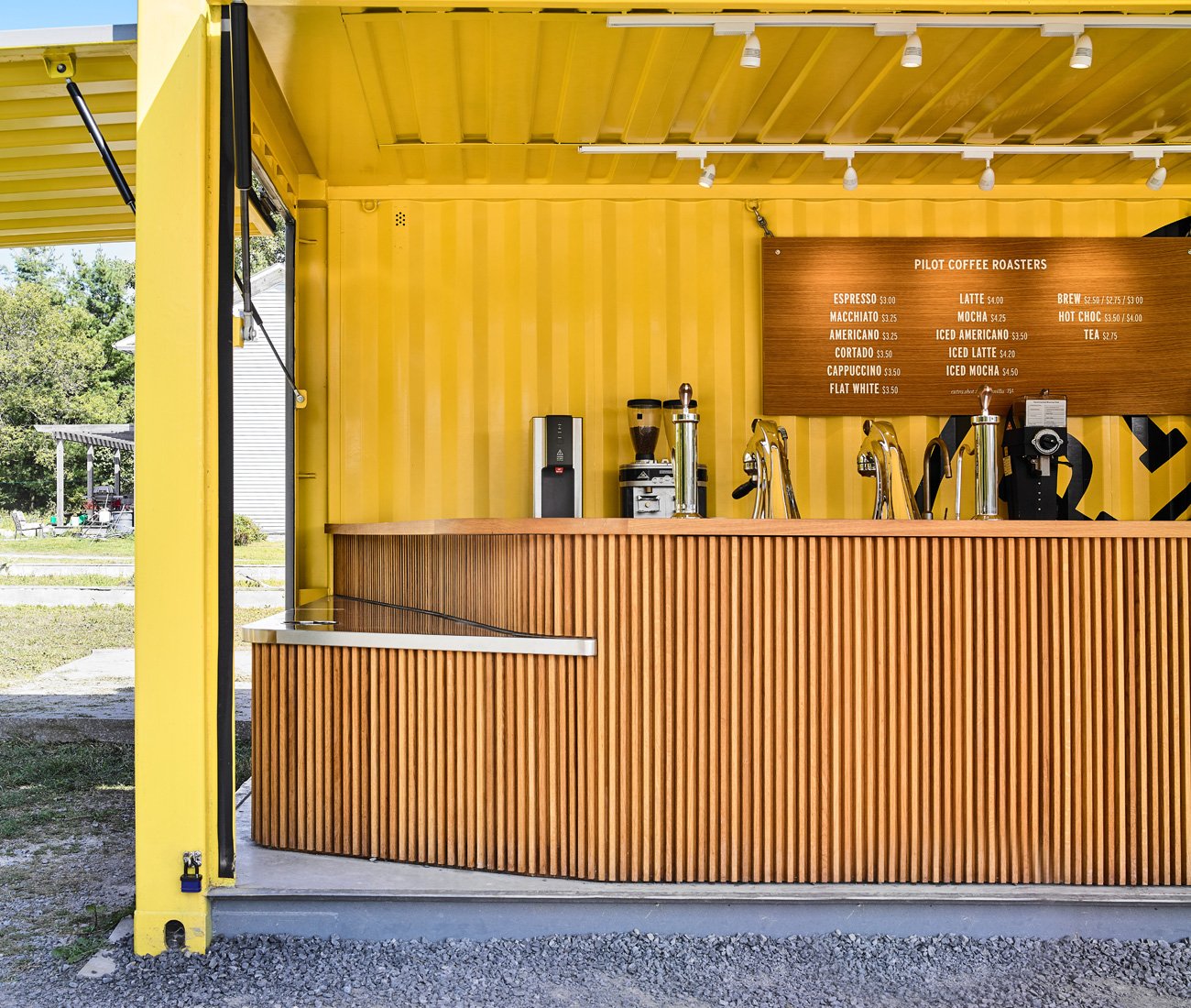 Pilot Coffee Roasters Prince Edward County Toronto Shipping Container